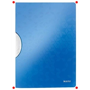 A4 Sıkıştırmalı Dosya - Metalik Mavi