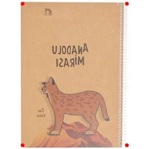 A4 Spiralli Defter - 100 Yaprak, Çizgili, Dayanıklı Kapak