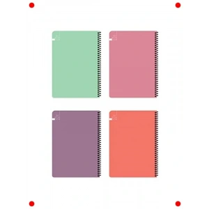 A5 Boyut Sert Kapaklı Kareli Not Defteri (96 Yaprak)