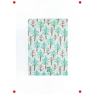 A5 Çam Ağacı Desenli 2023 Haftalık Ajanda - Çizgisiz