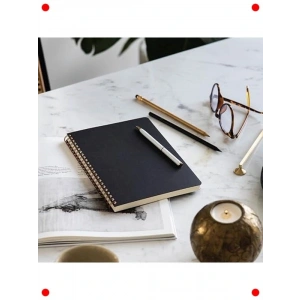 A5 Çizgili Kraft Kapaklı Not Defteri (70 Yp)