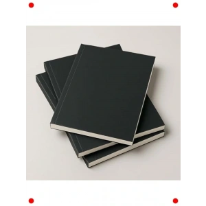 A5 Çizgili Not Defteri - Amerikan Ciltli, 90g Ivory Kağıt