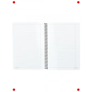 A5 Çizgili PP Kapak Defter Paketi, 6 Adet