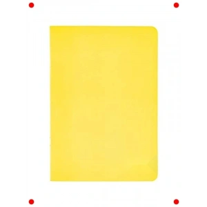 A5 Kareli Defter, 60 Yaprak, Canlı Sarı Kapak