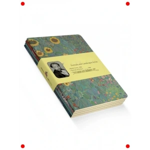 A5 Sanat Defter Seti - Çizgisiz, Esnek Kapak, 4lü