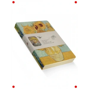 A5 Sanatsal Defter Seti - Çizgisiz 4 Parça