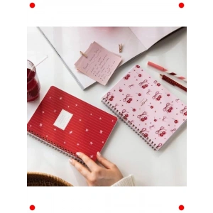 A5 Spiralli Çizgisiz Defter 2li Set - 80 Yaprak
