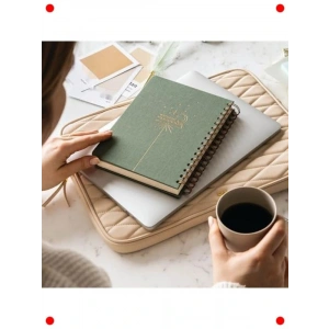 A5 Süresiz Spiral Keten Planlayıcı Ajanda Yeşil