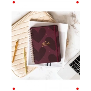 A5 Süresiz Spiralli Planlayıcı Ajanda, Kalp Tasarımlı