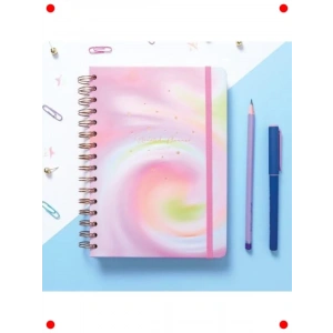 A5 Süresiz Spiralli Planlayıcı Ajanda - Soyut