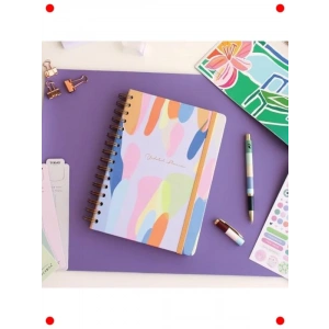 A5 Süresiz Spiralli Renkli Motivasyon Ajandası