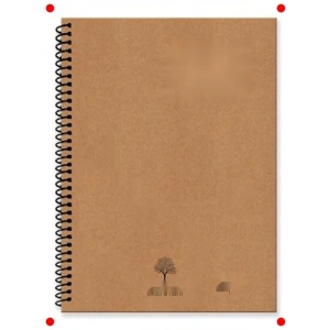 A6 Spiralli Okul Defteri Kraft Kapak, Çizgili 70 Yp