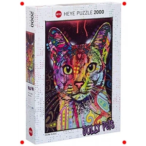 Abyssinian Kedi Temalı 2000 Parça Yapboz