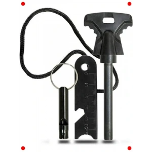 Acil Durum Ateş Başlatıcı Kit (Düdük Hediyeli)