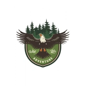 Adventure Camping Off Road Sticker Kartal Eagle Sticker 11 x 10 cm