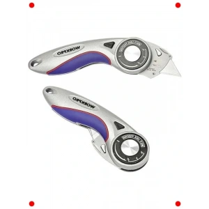 Ağır Hizmet Katlanır Maket Bıçağı + 5 Yedek Bıçak