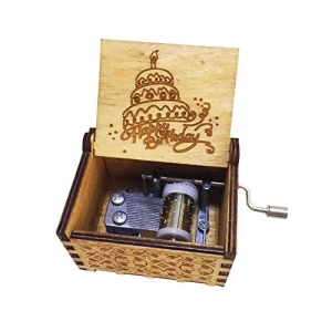Ahşap Çevirmeli Müzik Kutusu, İyi Ki Doğdun Temalı