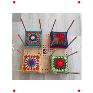 Ahşap Motif Yapma Tahtası, 30x30 cm