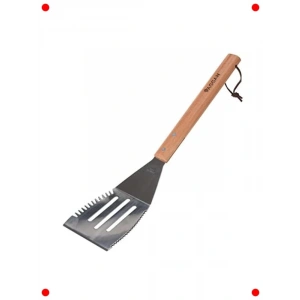 Ahşap Saplı Tırtıklı Izgara Spatulası 41 cm