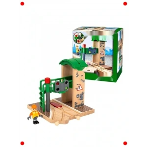 Ahşap Tren Seti Sinyal İstasyonu