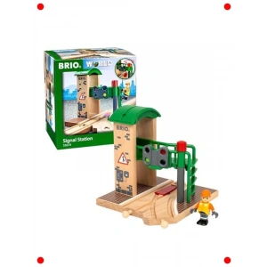 Ahşap Tren Seti Sinyal İstasyonu