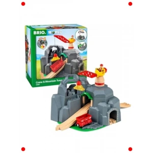 Ahşap Tren Seti Vinç ve Tünel Aksesuarı