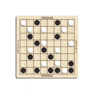Ahşap Zeka ve Strateji Oyunu - Reversi Seti