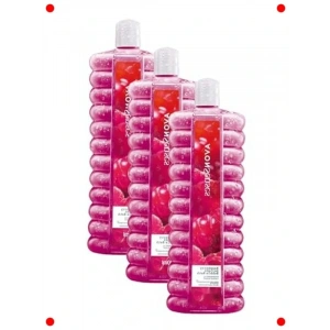 Ahududu ve Frenk Üzümü Kokulu Banyo Köpüğü 1 Litre 3lü Set