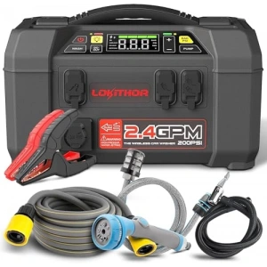 Akıllı Akü Takviye Seti, 12V 2500Amp Li-Polimer ve Pompa