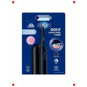 Akıllı Elektrikli Diş Fırçası | Siyah | Seyahat Kutulu