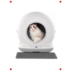 Akıllı Otomatik Kedi Tuvaleti, APP Kontrollü, Ağırlık Sensörlü