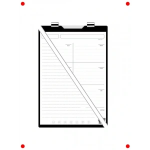 Akıllı Yeniden Yazılabilir Haftalık Planlayıcı Not Defteri