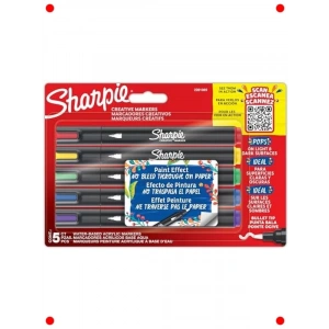 Akrilik Boya Fırça Uçlu Kalem Seti - 5 Adet