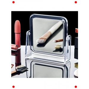 Akrilik Kare Makyaj Aynası - Şık & Pratik ni Ayna