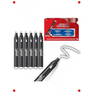 Akrilik Markör, Yuvarlak Uçlu, Beyaz Renk