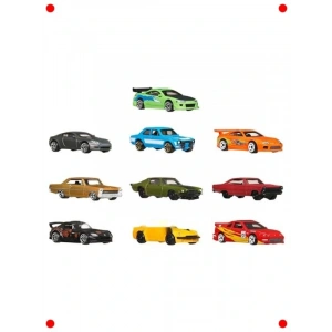 Aksiyon Filmi Temalı Metal Araba Seti - 10lu
