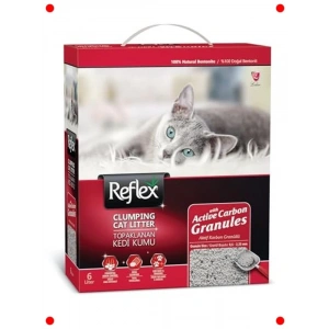 Aktif Karbonlu Topaklanan Granül Kedi Kumu 6 L