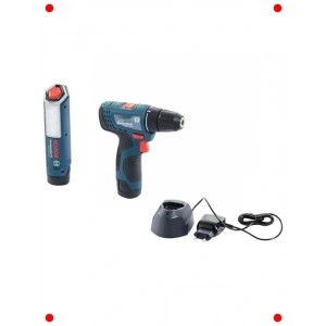 Akülü Matkap, jektör ve 2x Akü Seti 12V