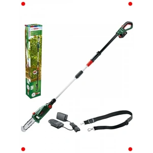 Akülü Uzatmalı Budama Makinesi (18V, Pil ve Şarj Dahil)