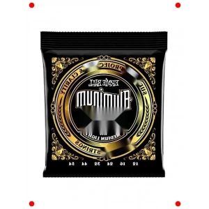 Akustik Gitar Teli Seti - Alüminyum Bronz Orta Hafif (12-54)