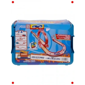 Alev Temalı Akrobasi Pist Seti + Araba (16 Parça)