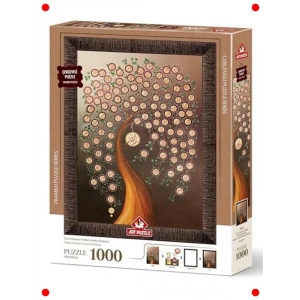 Allahın 99 İsmi 1000 Parça Çerçeveli Yapboz