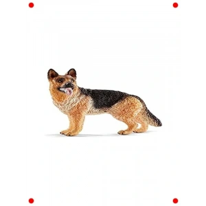 Alman Çoban Köpeği Figürü - Kahverengi