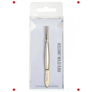 Altın Kaplama Düz Uçlu Hassas Cımbız