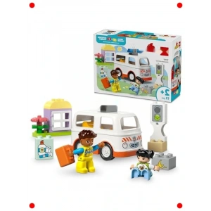 Ambulans ve Sürücü Yapım Seti (19 Parça)