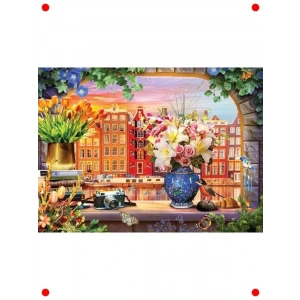 Amsterdam Manzarası 1000 Parça Yapboz