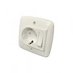 Anahtarlı Topraklı Priz, Banyo Dolabı için