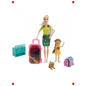 Anne ve Kız Temalı Seyahat Seti Oyuncağı