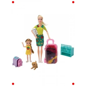 Anne ve Kız Temalı Seyahat Seti Oyuncağı