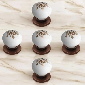 Antik Bakır Düğme Kulp Seti, 5 Adet, Mutfak Kullanımı